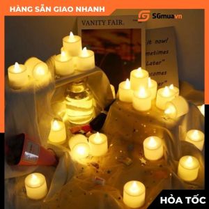 Đèn nến điện tử có pin sẵn trang trí nhà cửa tiệc lãng mạn