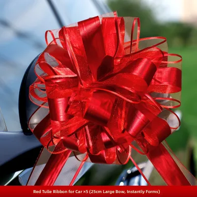 XIKUNLE | Wedding Car Decorations Large Pull Flowers