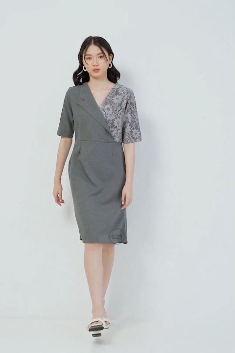green emerald velvet dress Jual Cardinal Femme Dress Wanita Merlin Original  Matahari.com