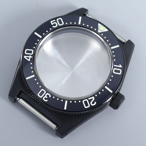 SPB143J1/SPB253J1 40mm Diver Watch Case AR Sapphire Crystal Glass For Seiko NH35 NH36 4R36 Movement 28.5mm Dial Mod Tiger Whale