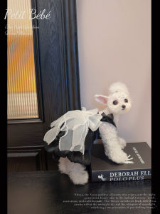 ชุดเจ้าหญิง Hreya สำหรับแมวและสุนัข ชุดแต่งงาน ชุดฤดูใบไม้ผลิและฤดูร้อน ชุดกระโปรง ชุดหมา มาร์จิส ชุดกระโปรงเจ้าหญิง