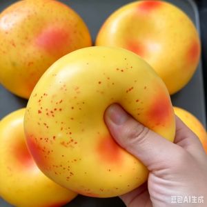 Crunchy Squishy Potato Stress Ball Fidget Toy Crispy Potato Squishy Squeeze Ball Handmade Round Blocks Filled ASMR for Adult