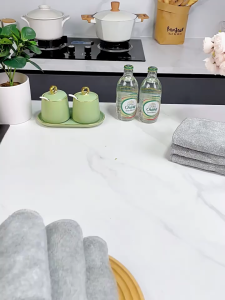 😍COD😍 ผ้าทำความสะอาดอเนกประสงค์ 30*30 ซม. - เช็ดโต๊ะ/ขี้ริ้ว/ขี้ริ้ ถ่านไม้ไผ่ ป้องกันไขมัน G2683