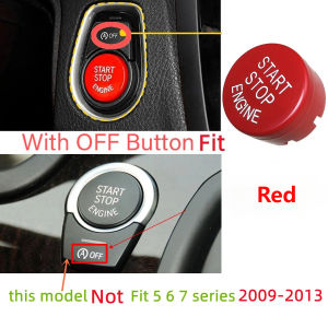 Car Styling Start Stop Engine Button Cover With OFF Fit For BMW F Chassis F20 F30 F34 F10 F48 F52 F15 F16 F25 F26