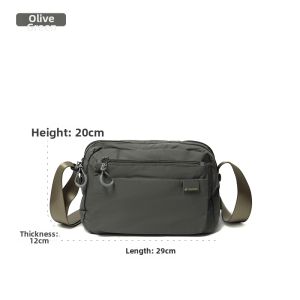 Fouvor | Compact Water-resistant Oxford Crossbody Bag