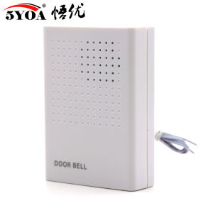 5YOA Electronic Wire Wired Door Bell Doorbell Ding-Dong Dry Battery or Connect to 12V Two Types Doorbell