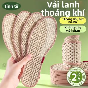 JVBV | Đệm Lót Giày Hấp Thụ Mồ Hôi Loại Bỏ Mùi Cotton Linen