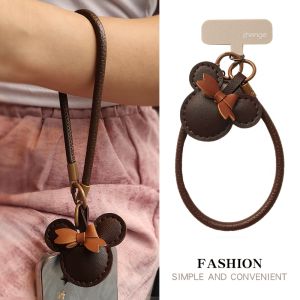 ZHENGEGE | Stylish & Portable Leather Phone Lanyard