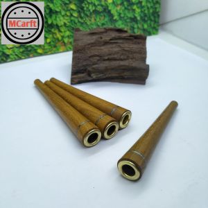 ☘️ MAHEN CRAFT ☘️ Once pipa sedotan kayu kelor emas 9cm C05