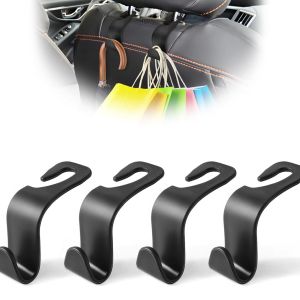 Car Auto Storage Hooks Car Clips Front Seat Headrest Organizer Holder Headrest Hooks Car Storage Universal Interior Accessories