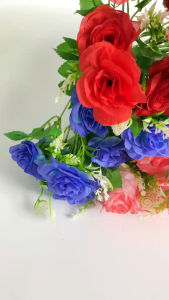 Buket Bunga Mawar Artificial 6 Cabang Dekorasi Bunga Seserahan Pernikahan BG107