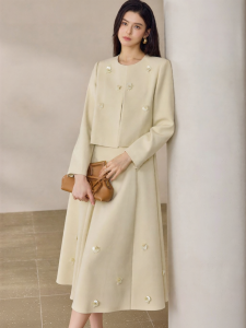 Roey s house | Elegant Office Wear Light Yellow Dress