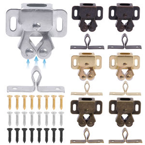 8Pcs High quality Magnet Cabinet Catches Damper Buffer Door Stop Closer Stoppers Wardrobe Hardware Furniture Fittings