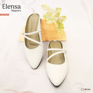 Elensa Slippers by Mouzashoes - Sandal Terbaru Aneka Warna dengan Bahan Orchard Synthetic Leather Size 36-42