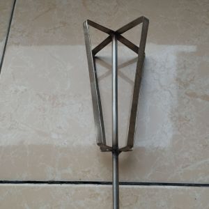 Alat Pengaduk Adonan Kue Martabak Pukis Pukis Panjang 40.50.60.75Mata Bor Ukuran 8 Cm. Stik Adonan Kue Mata Ana Stenlis model Oval.Trafesium.Kotak