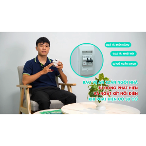 (Rạng Đông)(WIFI) Aptomat thông minh Kết nối Wifi Điều khiển từ xa RD.MCB.WF 2P 63A
