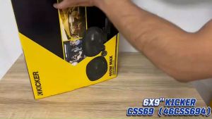 (ของแท้100%) ลำโพง 6x9นิ้ว KICKER รุ่น CSS69 (46CSS694) ลำโพงรถยนต์6x9นิ้ว แยกชิ้น เสียงดี เบสหนัก 450วัตต์ เบสแรงสะใจ ราคาต่อคู่