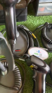 HONEYWELL Voyager 1250G เครื่องอ่านบาร์โค้ด 1D USB เลเซอร์พร้อมขาตั้ง สินค้ามือสภาพใหม่90%ประกันร้าน