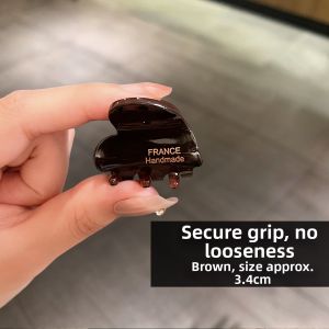 ZUOOU | Small French Vinegar Acetate Half-Up Hair Clip