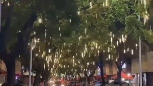 Supermax LED Meteor Shower Rain Lights Tube Lamp for Outdoor Garden Home Curtains Christmas Party Decoration