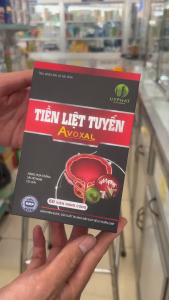 Viên uống TIỀN LIỆT TUYẾN AVOXAL hộp 60 viên viên dùng cho nam giới có nguy cơ u xơ tiền liệt tuyến