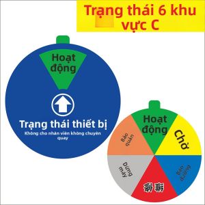 RUIKELAIXIANG | Biển Báo Trạng Thái Máy Từ Tính acrylic Khu Nguy Hiểm