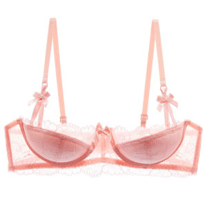 Áo Lót Gợi Cảm Kiểu Pháp Meiwu Thiếu Nữ Áo Lót Áo Lót Nâng Ngực Nâng Ngực Ngực Ngực Nhỏ Mẫu Mỏng Ren Lót Ngực Áo Lót Núm Vú