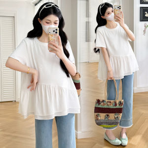 Loose Shoulder Stylish T-shirt Pregnant Women Blouse