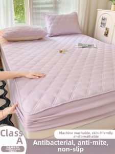 MENGWEIJUE | Thick Padded Dustproof Non-slip Bed Cover