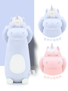 Pillow Unicorn Doll Girl Sleeping Pillow on Bed Leg-Supporting Boy Doll Doll Plush Toys Birthday Gift
