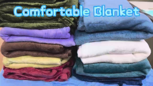 Microfiber Plain blanket Coral Fleece Blanket Summer Leisure Student Dormitory Nap kumot na malambot family size