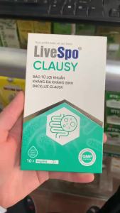 Livespo Clausy - Men vi sinh hỗ trợ giảm rối loạn tiêu hoá cho người uống kh áng s inh chính hãng