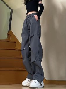 กางเกงกีฬาสเก็ตบอร์ดฤดูหนาวสำหรับผู้หญิง 3-in-1 ป้องกันความหนาว 40 องศาเซลเซียส ด้านนอกเป็นผ้าไนลอน ด้านในเป็นผ้าขนแกะ