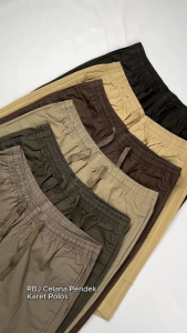 RBJ Celana Karet Polos Pendek Pria