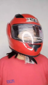 K&S RXR- FULLFACE HELMET MOTORCYCLE Titanium CLEAR SINGLE VISOR Model: 628B