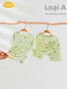 Aengbay | Bộ Đồ Ngủ Hè Tay Ngắn Nhẹ Cho Bé