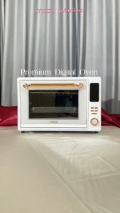 Mecoo Digital Oven Aesthetic Premium 980 Low Watt LED Air Fryer 38 Liter Oven Listrik