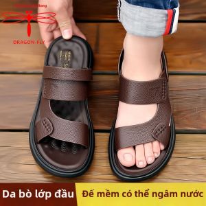 DRAGON-FLY | Dép Lười Da Cho Mùa Hè Đi Ngoài Trời