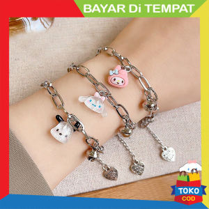 New Gelang Karakter Kartun dengan Lonceng Manis - Hadiah Sempurna untuk Semua Usia GLG14