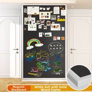CIBOSHI | Multifunctional Magnetic Display Board with Cork Wood Frame