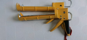 Silicone Sealant Caulk Gun for Caulking/Filling/Sealing Trigger Comfort Grip and Iron Smooth Rod Ideal