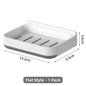 MRUN | Wall Mounted Draining Soap Tray Bathroom Suction