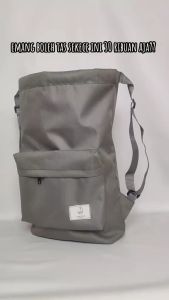 JUNEKO Drawstring Bag - Tas Ransel Serut Gendong Multifungsi Pria Wanita Backpack