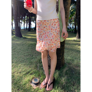 New Summer Floral A-Line Mini Skirt