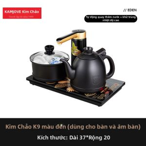 MANHAOSHI | Bàn Trà Phong Cách Tân Trung Quốc Gỗ Nguyên Khối