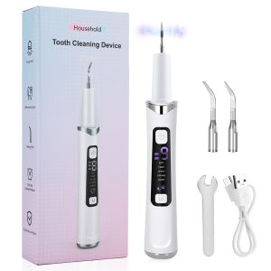 5 Modes Electric Ultrasonic Dental Scaler 9 Levels Tooth Cleaner Calculus Oral Tartar Remover Tooth Stain Cleaner Teeth Cleaning