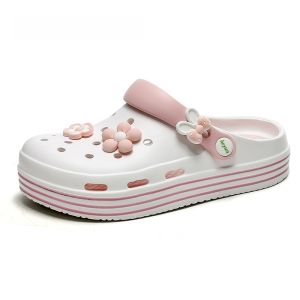 NB CROSS | NB Cross Cloud Shoes Womens Hole Shoes Beachwear Slip-On EVA Flat Heel Casual Foot Feeling Summer Season Everyday Sandals