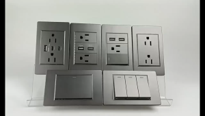 Vollia Outlet Socket for Wall 220V Multi Plug Outlets for Electrical Power Points 1 2 3 Gang Universal Outlet with USB Modern Switch and Outlet 20A Aircon Outlet with switch