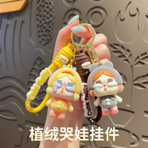 กระเป๋าพวงกุญแจ Crybaby สร้างสรรค์ VINTLOOKการ์ตูนน่ารักกระเป๋าของเล่นเด็กหญิง Kado Kecil ห้อยสำหรับบรรจุภัณฑ์