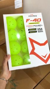 Bóng Pickleball FOXACE 40 Lỗ 74mm Chất Liệu PE Bền Bỉ Đạt Tiêu Chuẩn Bóng Thi Đấu Hộp 12 Bóng